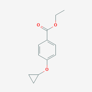 molecular formula C12H14O3 B155685 Ethyl 4-(cyclopropyloxy)benzoate CAS No. 62577-91-7