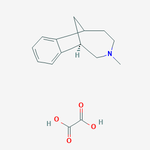 B155689 3-Methyl-1,2,3,4,5,6-hexahydro-1,6-methano-3-benzazocinium CAS No. 136377-41-8