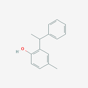 molecular formula C15H16O B155690 4-甲基-2-(1-苯乙基)苯酚 CAS No. 1817-67-0