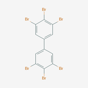 molecular formula C12H4Br6 B155695 3,3',4,4',5,5'-Hexabromobiphenyl CAS No. 60044-26-0