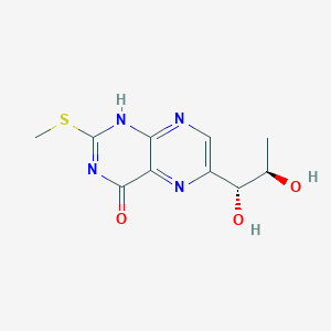 molecular formula C10H12N4O3S B015570 4-Hydroxy-6-(L-erythro-1,2-dihydroxypropyl)-2-methylthiopteridine CAS No. 1217684-24-6