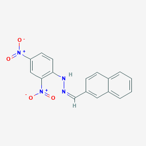 molecular formula C17H12N4O4 B155701 2-Naphthalenecarbaldehyde 2,4-dinitrophenyl hydrazone CAS No. 1773-52-0