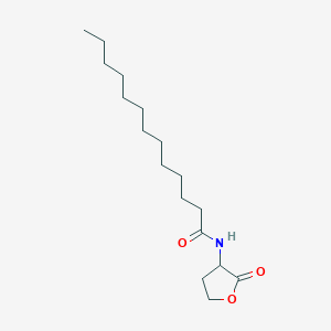 molecular formula C17H31NO3 B155709 N-(2-oxooxolan-3-yl)tridecanamide CAS No. 878627-21-5