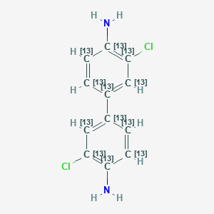 molecular formula C12H10Cl2N2 B155720 3,3'-Dichlorobenzidine-13C12 CAS No. 112630-82-7