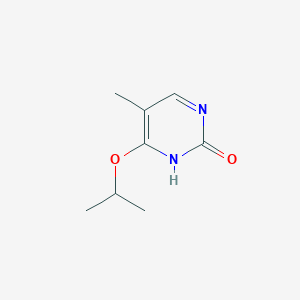 molecular formula C8H12N2O2 B155722 4-Isopropylthymine CAS No. 132806-16-7