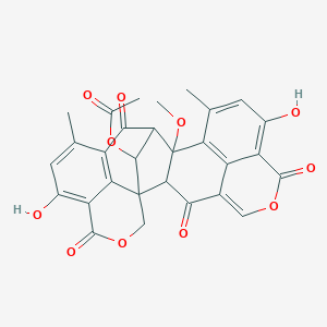 molecular formula C29H22O11 B155728 Duclauxin CAS No. 1732-37-2