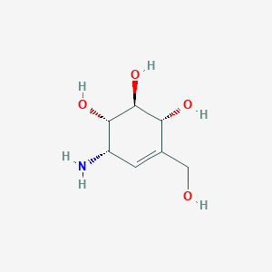 molecular formula C7H13NO4 B015573 Valienamine CAS No. 38231-86-6