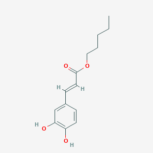 molecular formula C14H18O4 B155733 E-Caffeic acid pentyl ester CAS No. 136944-11-1