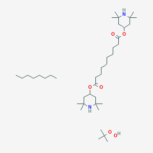 molecular formula C44H84N2O6 B155743 Bis(1-octyloxy-2,2,6,6-tetramethyl-4-piperidyl) sebacate CAS No. 129757-67-1