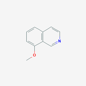 molecular formula C10H9NO B155747 8-Methoxyisoquinoline CAS No. 1723-70-2