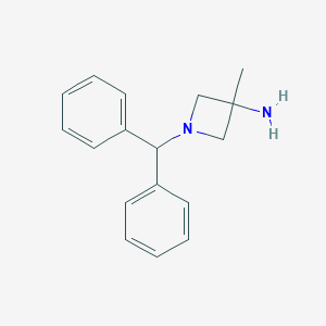 1-Benzhydryl-3-methylazetidin-3-amine