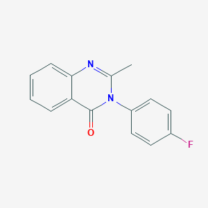4(3H)-Quinazolinone, 3-(p-fluorophenyl)-2-methyl-