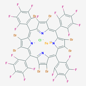 2,3,7,8,12,13,17,18-Octabromo-5,10,15,20-tetrakis(pentafluorophenyl)porphyrinato-iron(III)