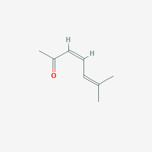 molecular formula C8H12O B155787 6-Methyl-3,5-heptadien-2-one CAS No. 1604-28-0