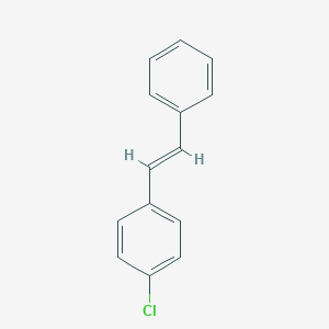 molecular formula C14H11Cl B155792 trans-4-Chlorostilbene CAS No. 1657-50-7