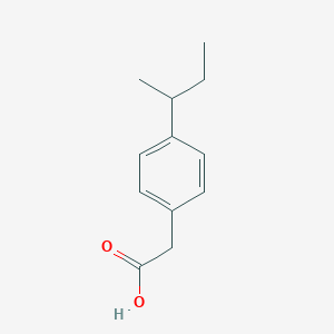 molecular formula C12H16O2 B155794 2-(4-butan-2-ylphenyl)acetic Acid CAS No. 1977-39-5