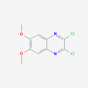 B155805 2,3-Dichloro-6,7-dimethoxyquinoxaline CAS No. 1790-91-6