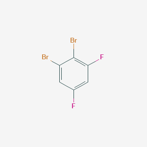 molecular formula C6H2Br2F2 B155806 1,2-Dibromo-3,5-difluorobenzene CAS No. 10105-60-9