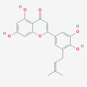 molecular formula C20H18O6 B155809 Uralenin CAS No. 139163-17-0