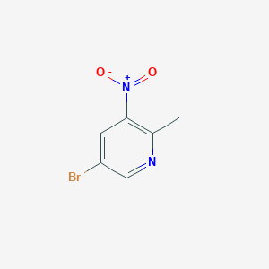 molecular formula C6H5BrN2O2 B155815 5-Bromo-2-methyl-3-nitropyridine CAS No. 911434-05-4