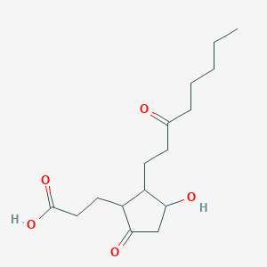 molecular formula C16H26O5 B155826 13,14-dihydro-15-keto-tetranor Prostaglandin E2 