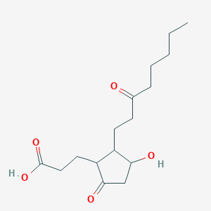 molecular formula C16H26O5 B155826 13,14-dihydro-15-keto-tetranor Prostaglandin E2 CAS No. 20675-85-8