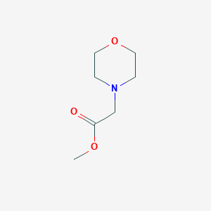 molecular formula C7H13NO3 B015583 甲基吗啉乙酸酯 CAS No. 35855-10-8