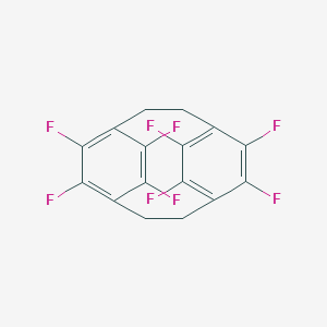 molecular formula C16H8F8 B155830 二聚倍半茋 CAS No. 1785-64-4