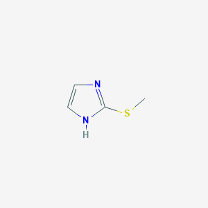 molecular formula C4H6N2S B155837 2-(Methylthio)-1H-imidazole CAS No. 7666-04-8