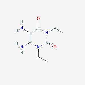 molecular formula C8H14N4O2 B015585 1,3-二乙基-5,6-二氨基尿嘧啶 CAS No. 52998-22-8