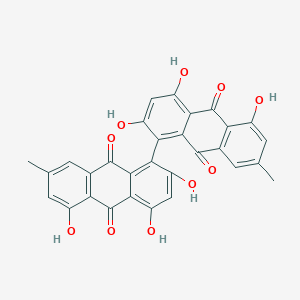 molecular formula C30H18O10 B155860 Skyrin CAS No. 602-06-2