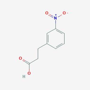 molecular formula C9H9NO4 B155863 3-(3-Nitrophenyl)propionic acid CAS No. 1664-57-9