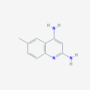 molecular formula C10H11N3 B155867 6-Methylquinoline-2,4-diamine CAS No. 1955-64-2
