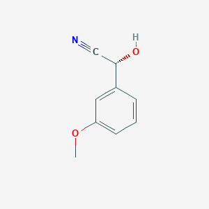 molecular formula C9H9NO2 B155871 (R)-(+)-3-Methoxymandelonitrile CAS No. 10049-65-7