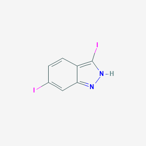 molecular formula C7H4I2N2 B155883 3,6-Diiodo-1H-indazole CAS No. 319472-78-1