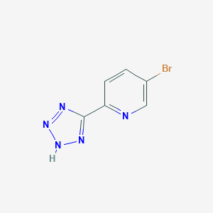 molecular formula C6H4BrN5 B155888 5-Bromo-2-(1H-tetrazol-5-yl)pyridine CAS No. 380380-60-9
