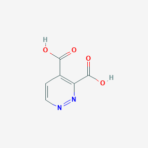 molecular formula C6H4N2O4 B155891 Pyridazine-3,4-dicarboxylic acid CAS No. 129116-97-8
