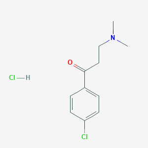 molecular formula C11H15Cl2NO B155900 1-(4-Chlorophenyl)-3-(dimethylamino)propan-1-one Hydrochloride CAS No. 1798-83-0