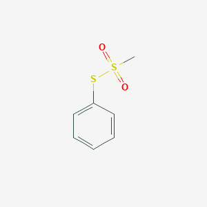 molecular formula C7H8O2S2 B015594 Methylsulfonylsulfanylbenzene CAS No. 1197-26-8