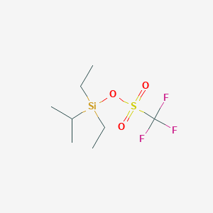 molecular formula C8H17F3O3SSi B155940 Trifluoromethanesulfonic Acid Diethylisopropylsilyl Ester CAS No. 126889-55-2