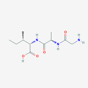 molecular formula C11H21N3O4 B155949 Glycyl-alanyl-isoleucine CAS No. 137730-92-8