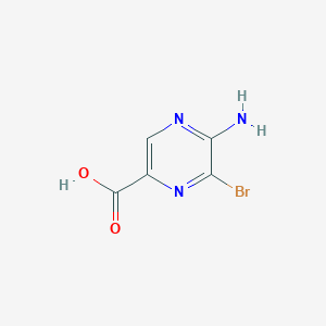 2-Amino-3-bromopyrazine-5-carboxylic acid