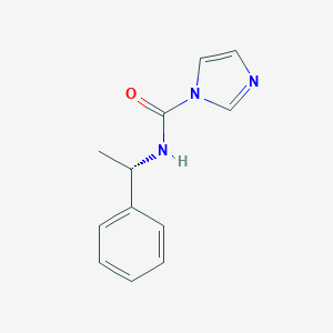 molecular formula C12H13N3O B015597 N-[(S)-(-)-1-苯乙基]咪唑-1-甲酰胺 CAS No. 151252-80-1