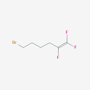 B155970 6-Bromo-1,1,2-trifluorohex-1-ene CAS No. 126828-29-3