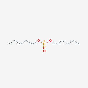 molecular formula C10H22O3P+ B155980 Phosphonic acid, dipentyl ester CAS No. 1809-17-2