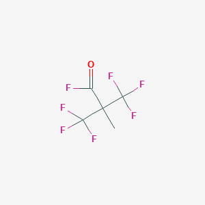 molecular formula C5H3F7O B155986 2,2-Bis(trifluoromethyl)propionyl fluoride CAS No. 1735-87-1