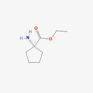 molecular formula C8H15NO2 B155990 Ethyl 1-aminocyclopentanecarboxylate CAS No. 1664-35-3
