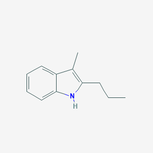 molecular formula C12H15N B155993 3-Methyl-2-propyl-1H-indole CAS No. 1859-90-1