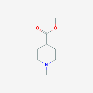 molecular formula C8H15NO2 B155995 Methyl 1-methylpiperidine-4-carboxylate CAS No. 1690-75-1
