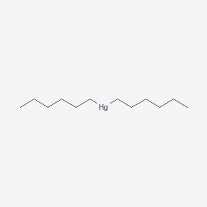 molecular formula C12H26Hg B156000 Dihexylmercury CAS No. 10217-65-9